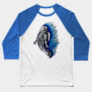 astronaut art DRAWING HANDMADE Baseball T-Shirt